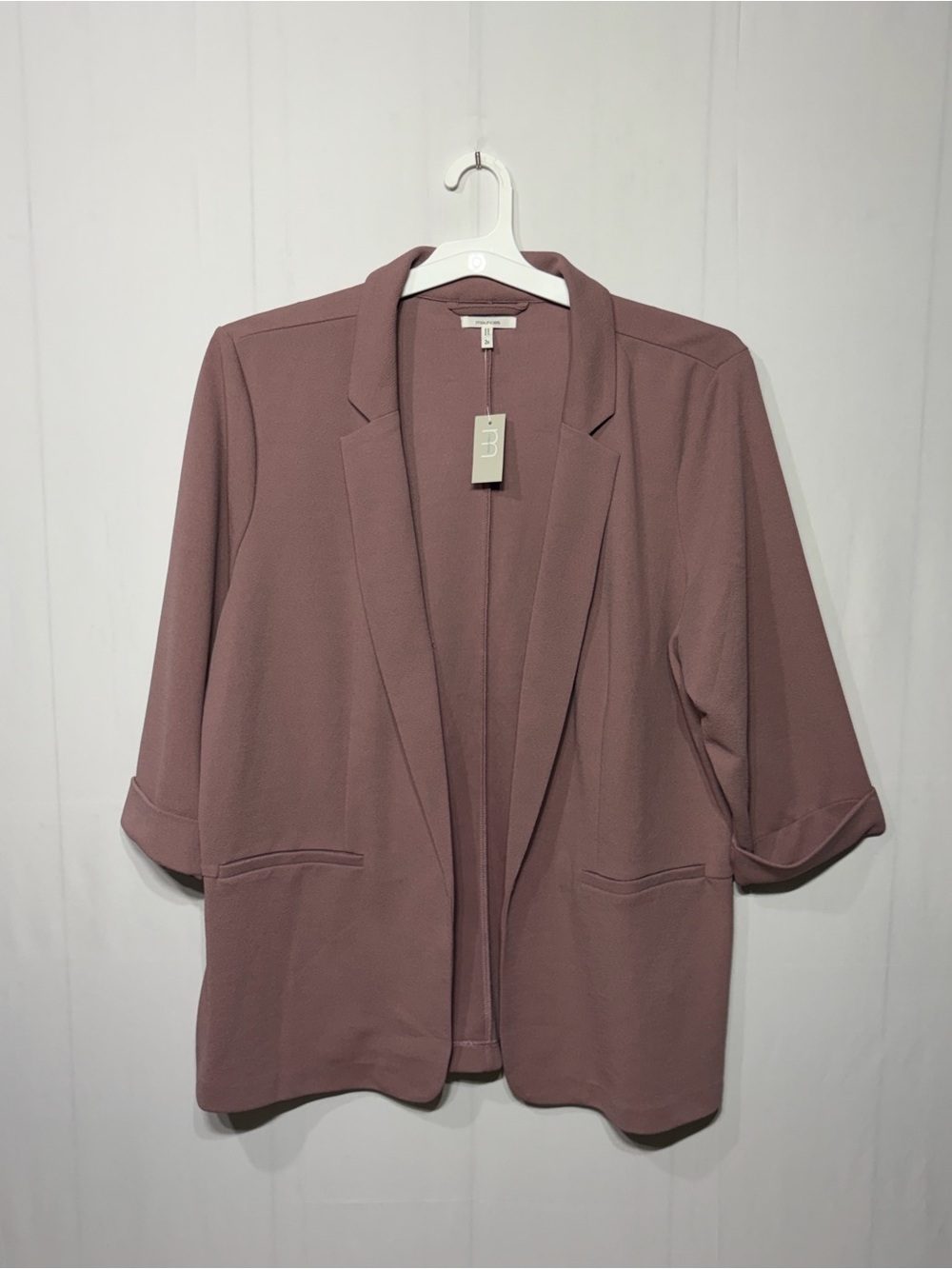 Maurices Plus Size Open Front Blazer Jacket